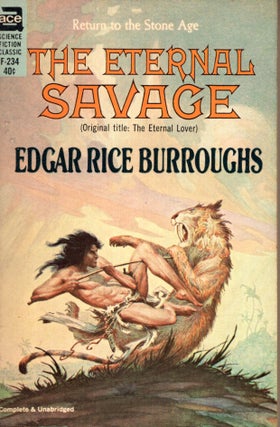 Item #69359 The Eternal Savage. Edgar Rice Burroughs