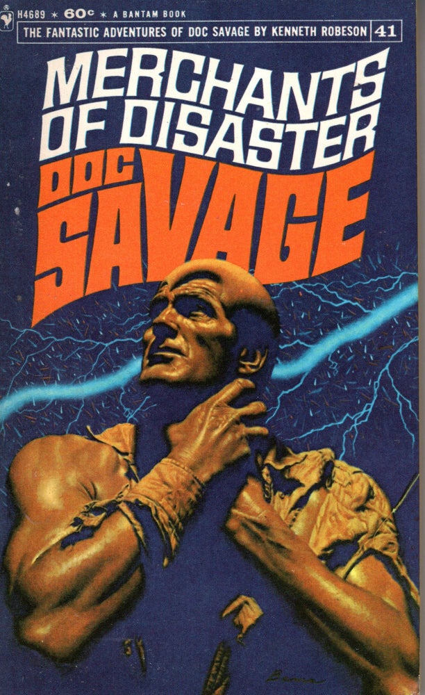 Item #69937 Merchants of Disaster: Doc Savage Number 41. Kenneth Robeson.