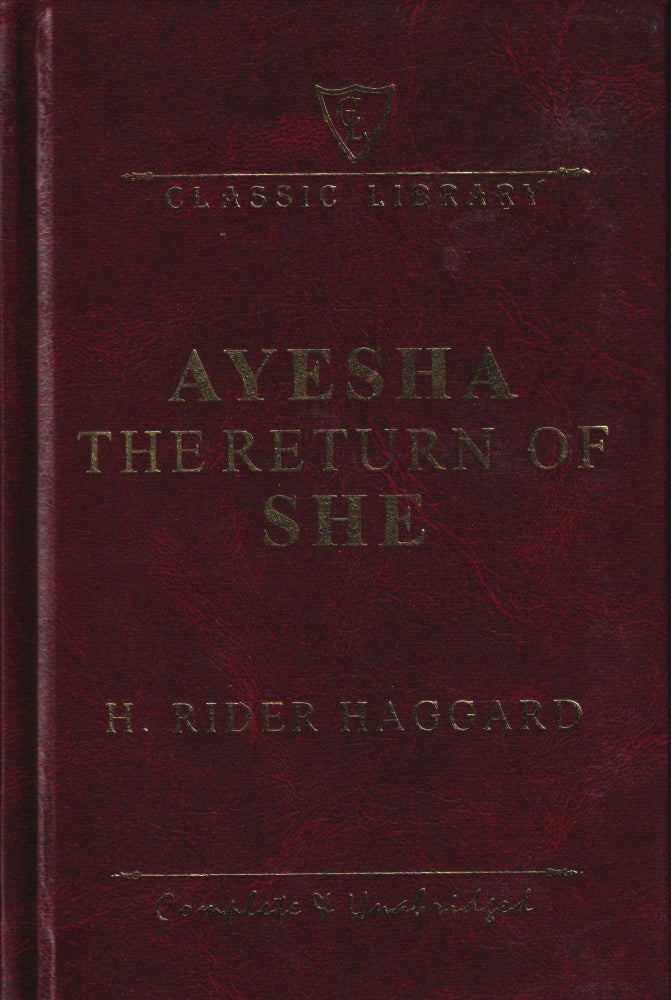 Item #70091 Ayesha / The Return of She. H. Rider Haggard.