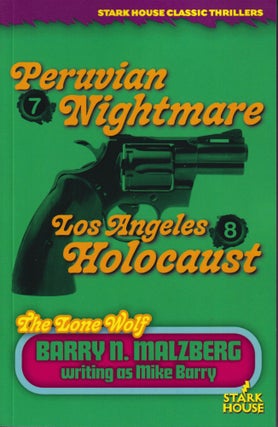 Item #70412 Lone Wolf #7: Peruvian Nightmare / Lone Wolf #8: Los Angeles Holocaust. Barry Malzberg