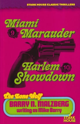 Item #70767 Lone Wolf #9: Miami Marauder / Lone Wolf #10: Harlem Showdown. Barry N. Malzberg