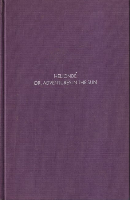 Item #70930 Helionde, or Adventures in the Sun (Supernatural and Occult Fiction). Sydney Whiting.