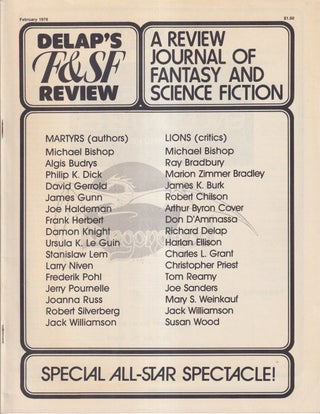 Item #71192 Delap's F & SF Review: Volume 4, Number 1, February 1978. Richard Delap