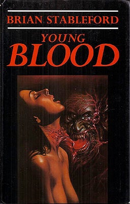 Item #7150 Young Blood. Brian Stableford