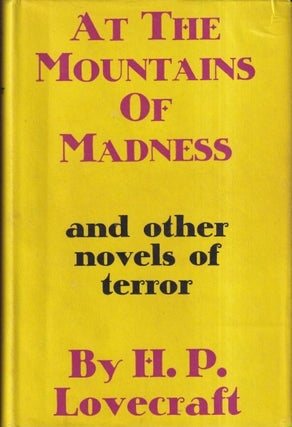 Item #71723 At the Mountains of Madness. H. P. Lovecraft