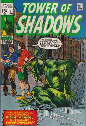 Item #71952 Tower of Shadows #9. Roy Thomas, Lovecraft related