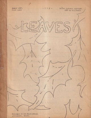 Item #72029 Leaves Number 1, Summer 1937. Robert H. Barlow