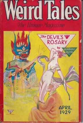 Item #72238 Weird Tales April 1929. WEIRD TALES, H P. Lovecraft