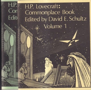 Item #72250 H. P. Lovecraft Commonplace Book, Volumes 1 & 2. H. P. Lovecraft, David E. Schultz