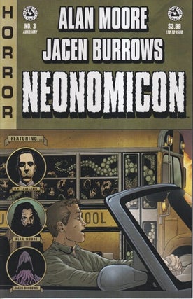 Item #72341 Necronomicon Number Three. Alan Moore, Jasen Burrows, art