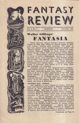 Item #72404 Fantasy Review Volume 1 Number 3: June/July 1947. FANTASY REVIEW, Walter Gillings