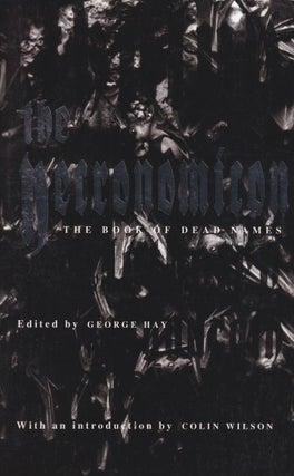 Item #72498 The Necronomicon. George Hay, Lovecraft related