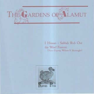 Item #72706 The Gardens of Alamut. re: Hassan i. Sabbah