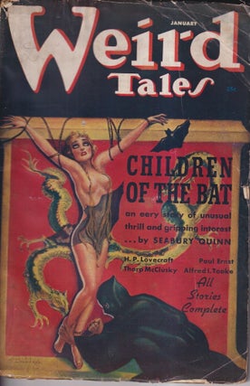 Item #72850 Weird Tales January 1937. WEIRD TALES