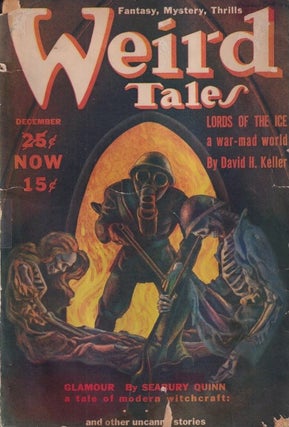 Item #72930 Weird Tales December 1939. WEIRD TALES