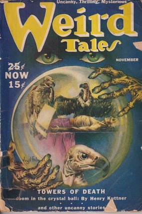 Item #72952 Weird Tales November 1939. WEIRD TALES