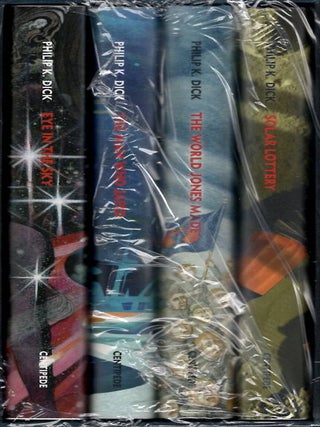 Item #76235 Eye in the Sky / The Man Who Japed / The World Jones Made / Solar Lottery. Philip K....